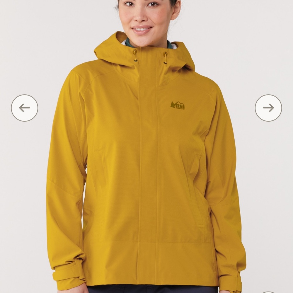 REI Rain-jacket, yellow XS